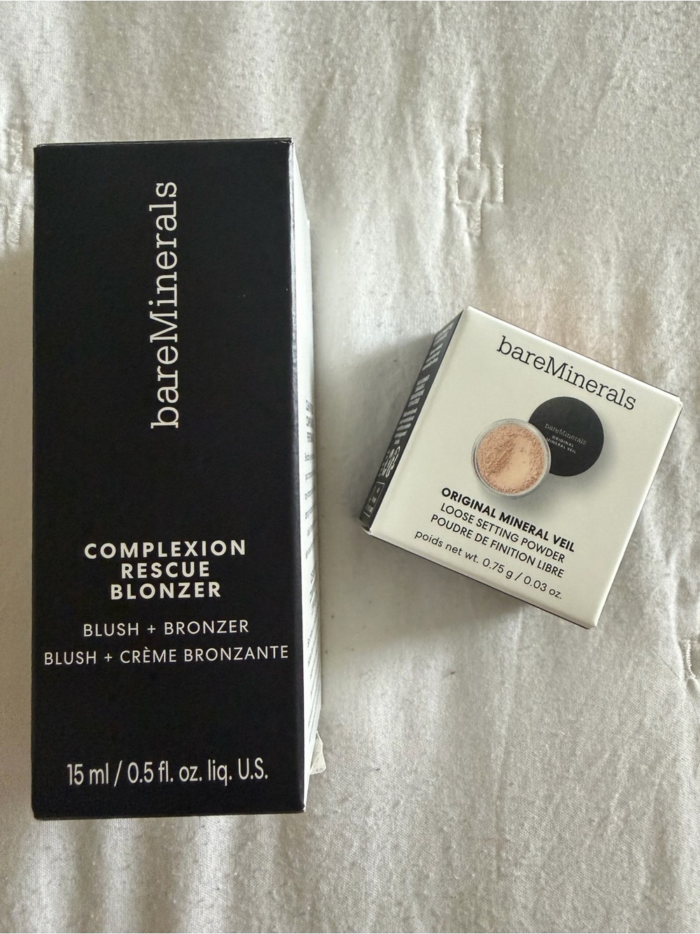 Brand new full size Bare Minerals Blonzer and Deluxe Mini Mineral Powder